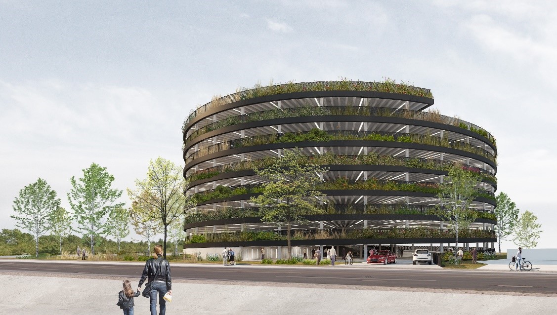 Rendering af P-hus Hannemann